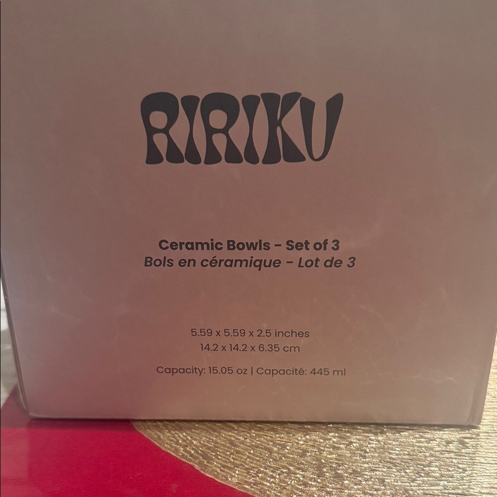 Ceramic Bowls Set - Cream